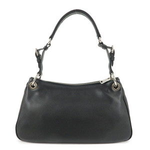 Prada Leather Black Phenix Vitello Shoulder Bag
